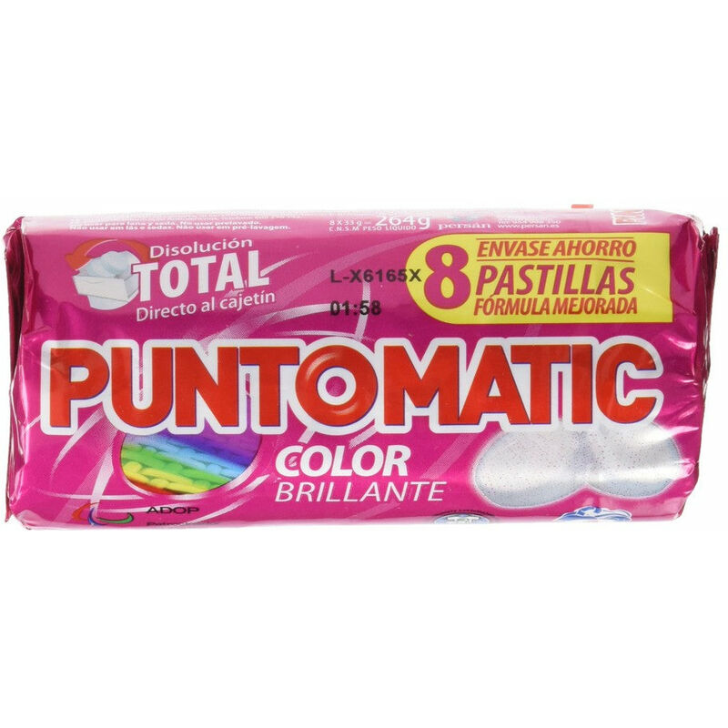 

Detergente Puntomatic Color (8 uds)