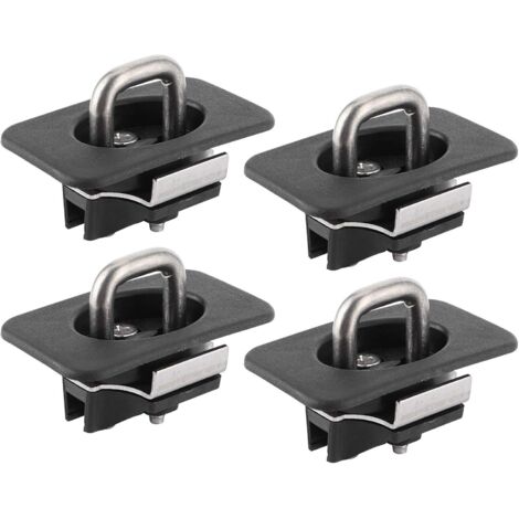 Puntos de anclaje y correas de sujeción (4 piezas) con anillos de fijación expandibles, compatibles con F-150 (1998-2014), capacidad de carga de 454 kg (1000 lb).