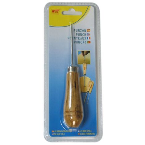 PUNZON C/MANGO S/OJO N.3 BLIST - 4,5X8 MM