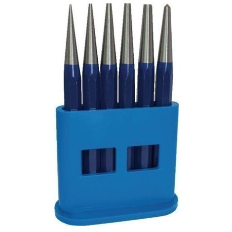 Punzon De Deriva Jgo 6Pz: 1-2-3-4-5Mm+Granete Cj/Plas Format