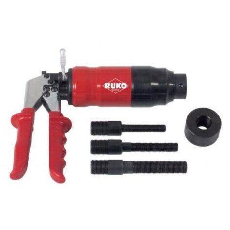 Punzonadora hidráulica MANUAL RUKO con fuerza de tracción de 50 kN.