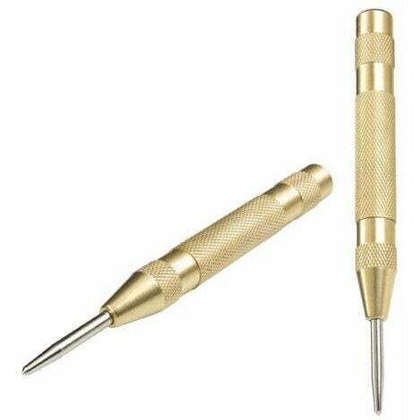 Punzone automatico per metallo o legno (oro) 2 pezzi