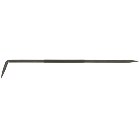 Punzone tracciatore in acciaio brunito, L.190 mm