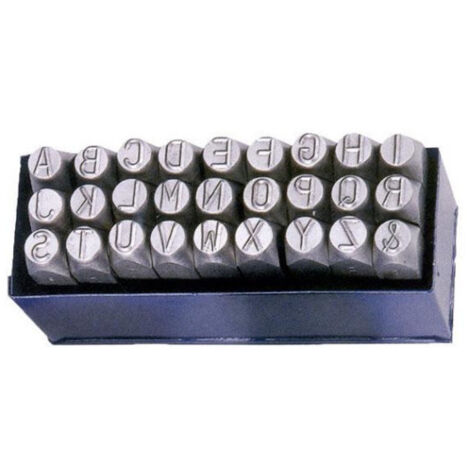 Punzones de letras de abecedario completo 09626102                                                     3 mm