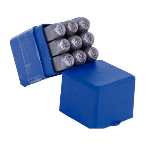 Punzones de números 3 o 6 mm de diámetro, (9 punzones) C0FAN 09625902                                                     3 mm