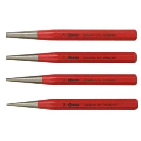 Punzoni Marcatura Metallo 120 x 10 x 2-3-4-5 mm Set da 4 Pz