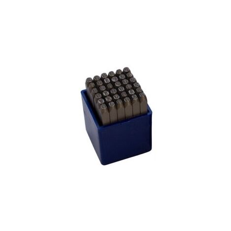 Punzoni/Numeratori lettere e numeri + simbolo & 36 pezzi 4mm