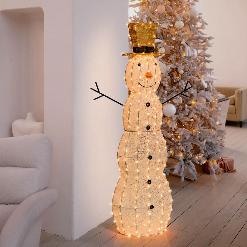 Image of Pupazzo di Neve 3D h150cm lhc 320 led traditional 5 mm Lotti Importex