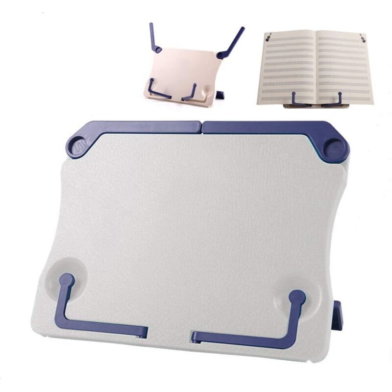 Osqi - Table pliante Pupitre abs Porte-partitions,Pupitre d'orchestre Support De Livre De Musique Se Pliant Partition de Musique Support Support de