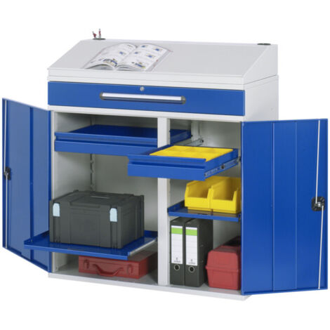 Pupitre debout d'appoint Rau - Modèle 03 l x p x h 1100x520x1110/1220mm