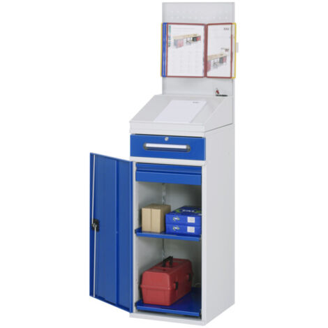 Pupitre debout d'appoint Rau - Modèle 04 l x p x h 450 x 520 x 1110/1220/1770 mm