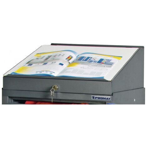Pupitre rapporté H272/91xl500xP500 mm gris anthracite, RAL 7016 PROMAT