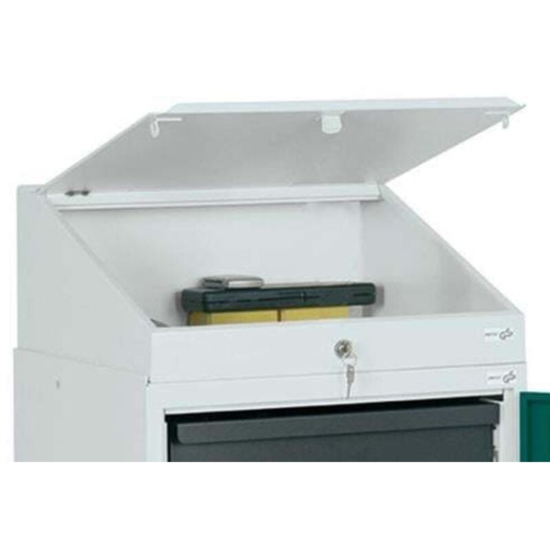 Stumpf - Pupitre rapporté H272/91xl500xP500 mm gris clair, ral 7035