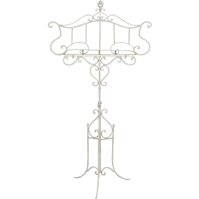 Biscottini - Support de livre en fer Support de musique réglable Présentoir au sol Exposant d'information Chevalet Porte-menu de restaurant