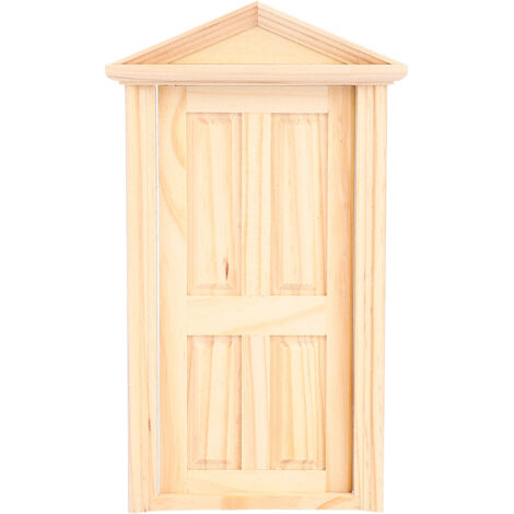 Puppenhaus-Miniatur im Maßstab 1:12: DIY-Türbeschläge aus Holz mit Pfeilen