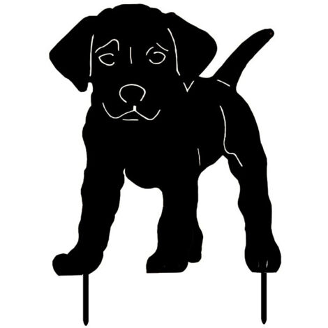 Puppy Yard plug - in, signe de pelouse extérieure, décoration de jardin de jardin à la maison
