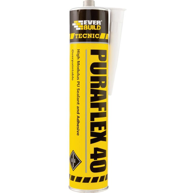 Everbuild Puraflex 40 White Sealant - 310ml