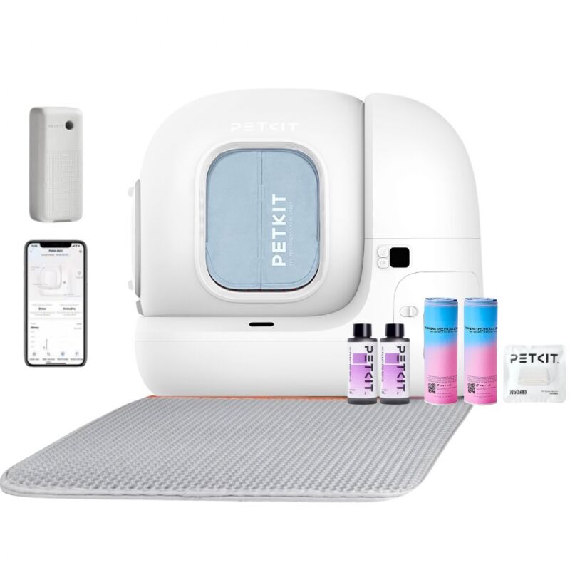 Petkit - puramax 2 Robot litière automatique pour chat + Rideau amovible