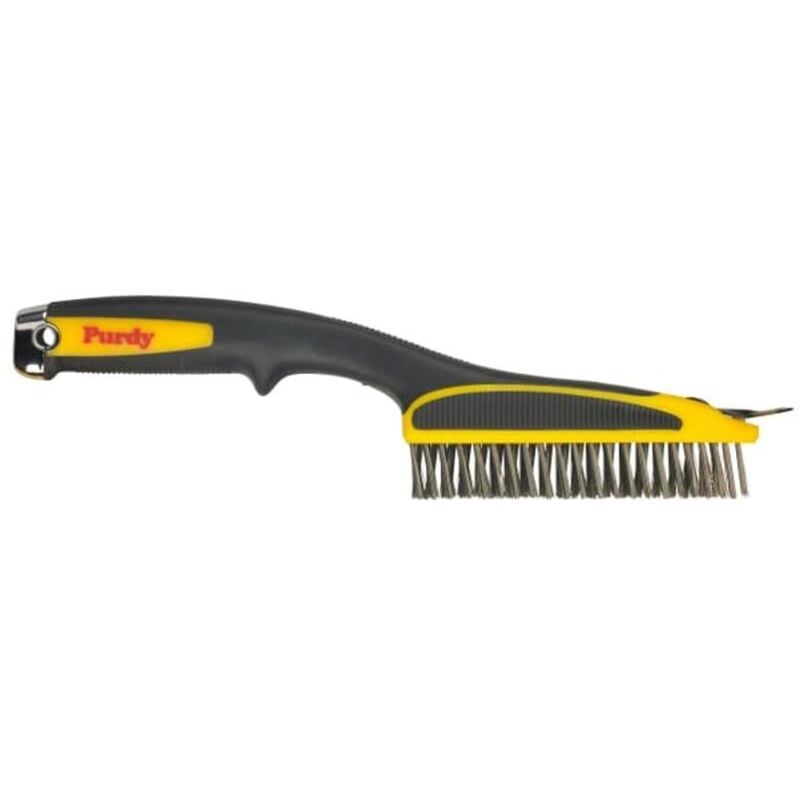 Short Handled Wire Brush 11in - Purdy