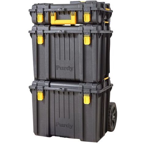 Purdy 14S250100 Painters Decorators Storage Box On Wheels Paint Rollers Brushes