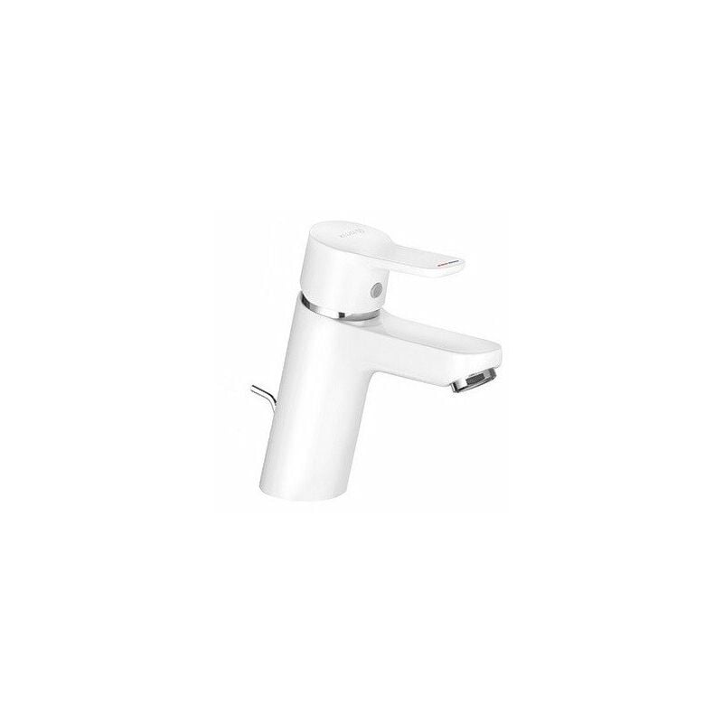

Pure & easy con tirador para lavabo 70 con vaciador metálico blanco / cromado