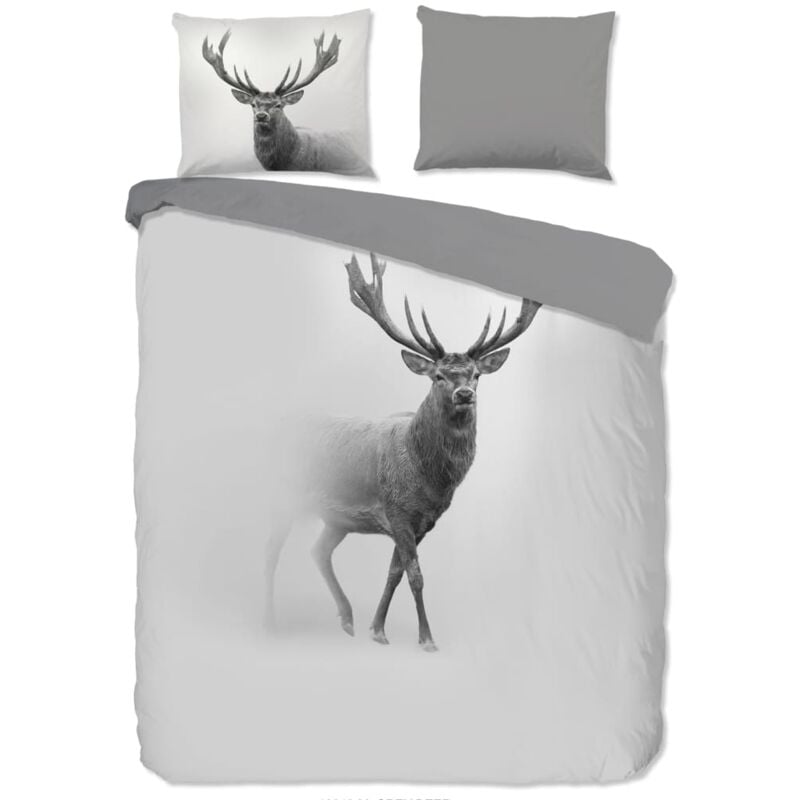 

Funda de edredón GREY DEER 140x200/220 cm - Gris - Pure