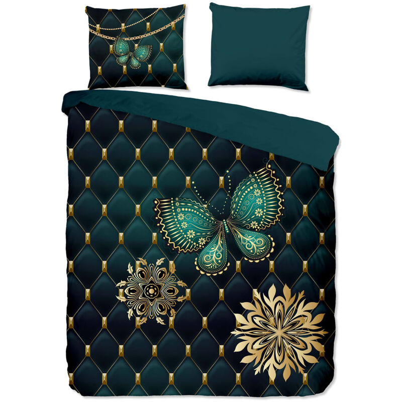 

Funda de edredón LAVANYA 140x200/220 cm - Verde - Pure