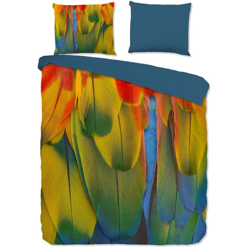 

Pure Funda de edredón RAINBOW FEATHERS 200x200/220 cm - Multicolor