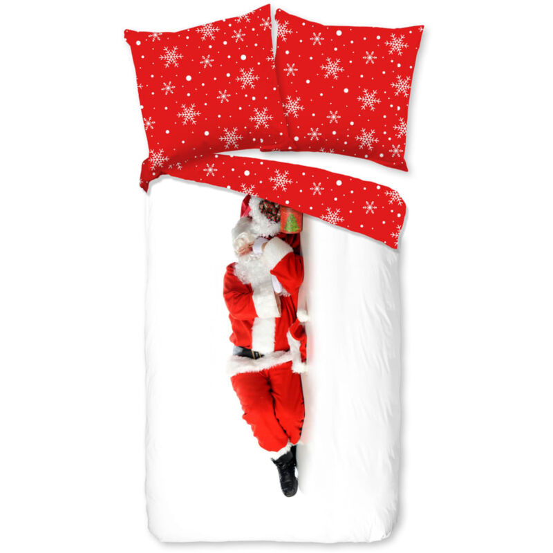 

Funda de edredón SANTA 140x200/220 cm - Rojo - Pure