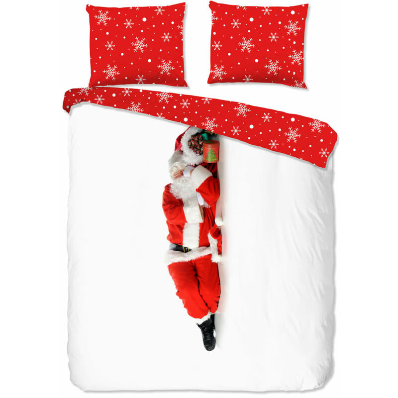 

Funda de edredón SANTA 240x200/220 cm - Rojo - Pure