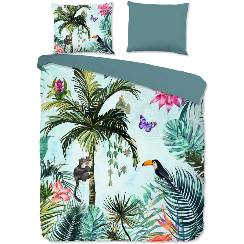 

Funda de edredón AVA 140x200/220 cm - Verde - Pure