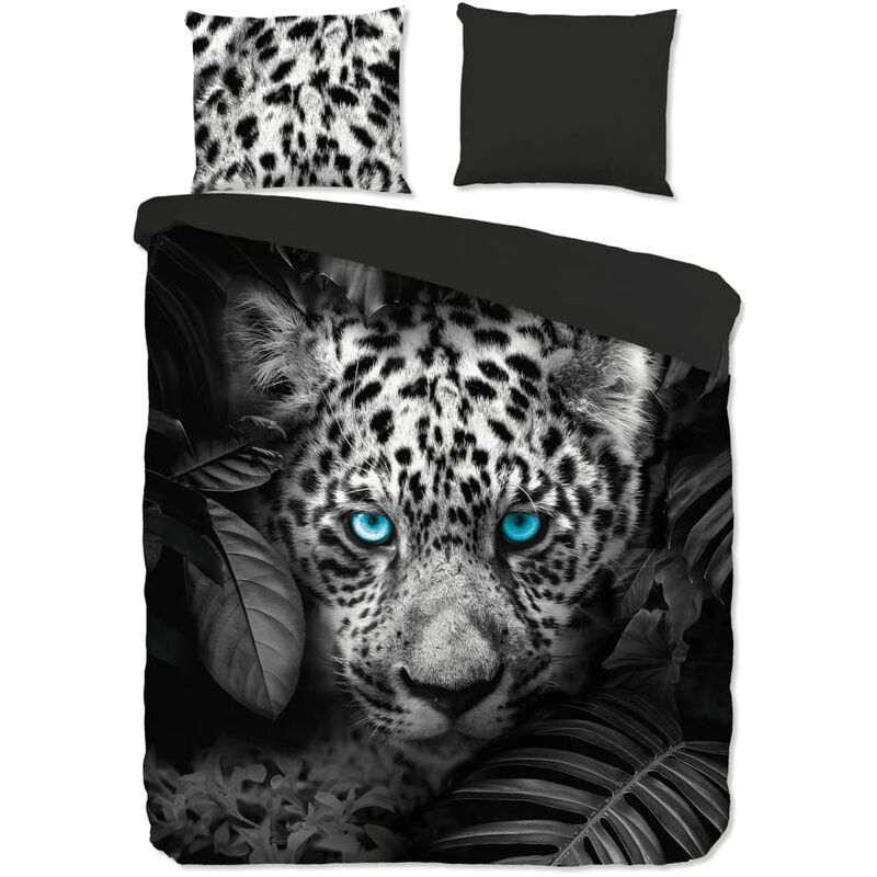 

Funda de edredón BLUE EYES 140x200/220 cm - Antracita - Pure