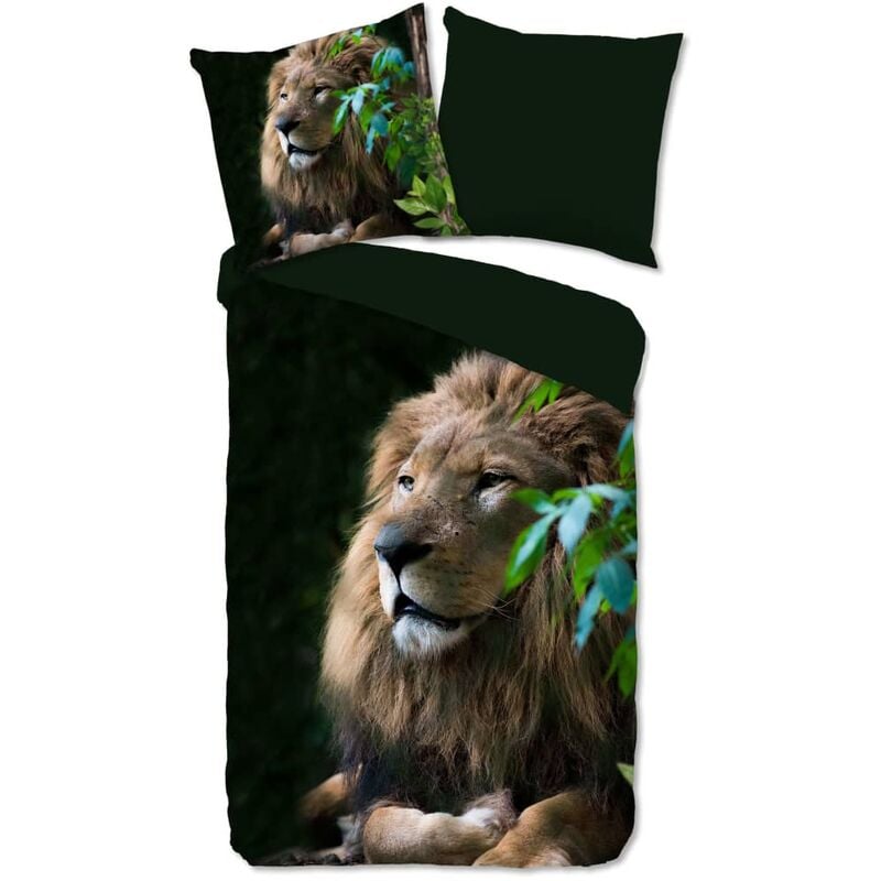 

Funda de edredón LION 135x200 cm - Verde - Pure