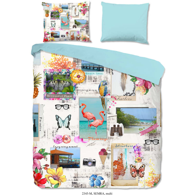 

Funda de edredón SEMRA 140x200/220cm - Multicolor - Pure