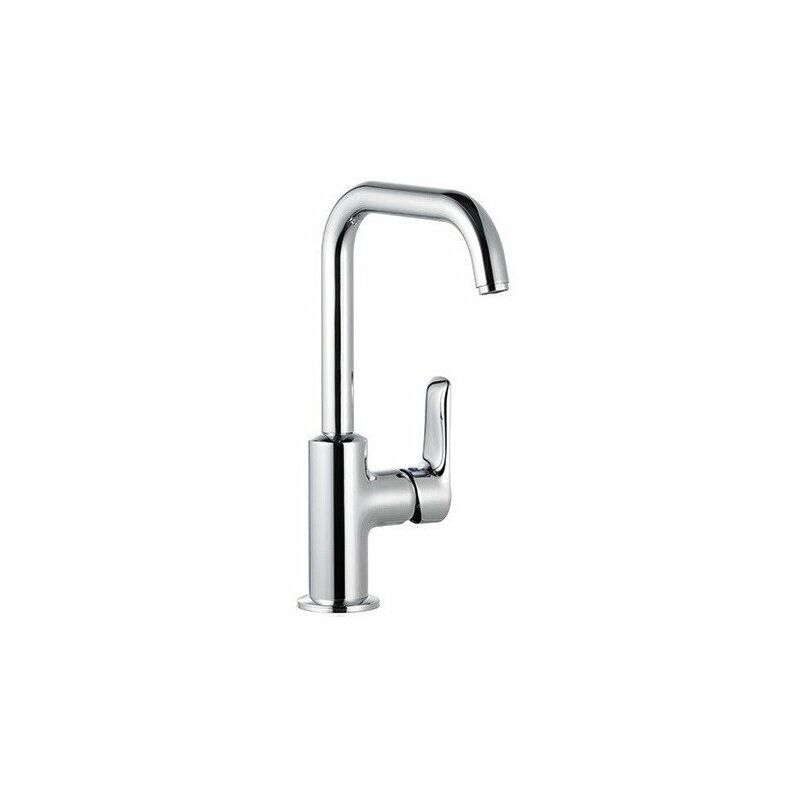 

Pure & solid con tirador para lavabo con caño giratorio lateral y vaciador metálico