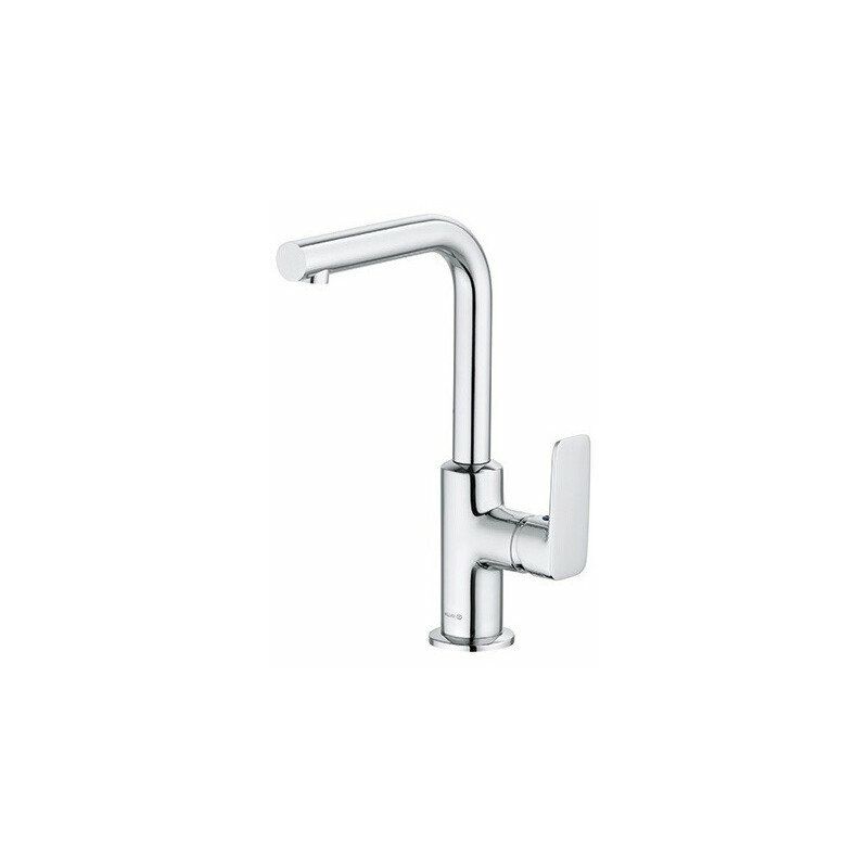 

Pure & style con caño giratorio lateral con desagüe metálico