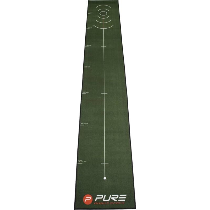 

Pure2Improve Alfombra de práctica putting de golf 400x66 cm - Verde