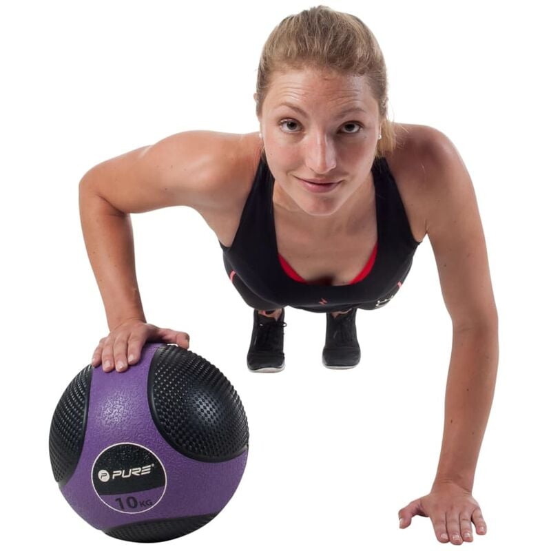 

Pure2Improve Balón medicinal 10 kg morado
