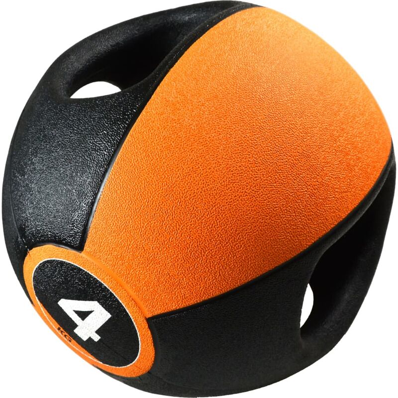 

Pure2Improve Balón medicinal con asas 4 kg naranja