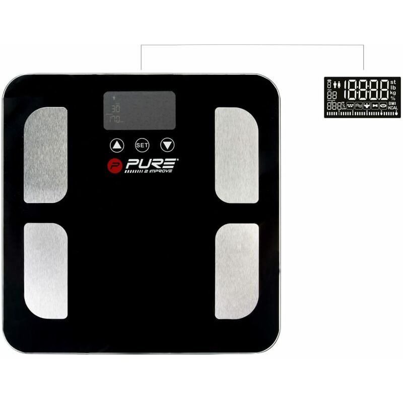 

Báscula - Negro - Pure2improve