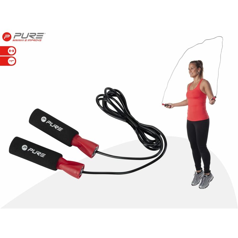 

Pure2Improve Cuerda de saltar con rodamientos 2,5 m