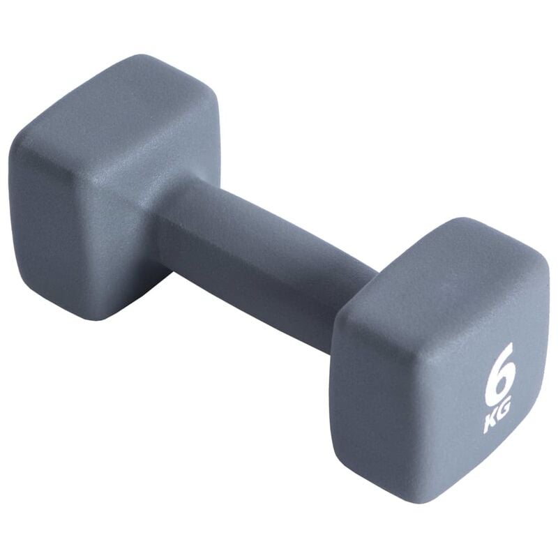 

Pure2Improve Mancuerna de neopreno gris 6 kg