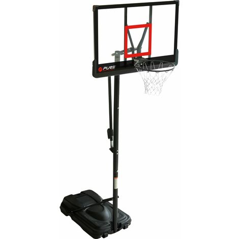 Pure2Improve Panier de basket sur pied portable Deluxe 110 x 76 cm
