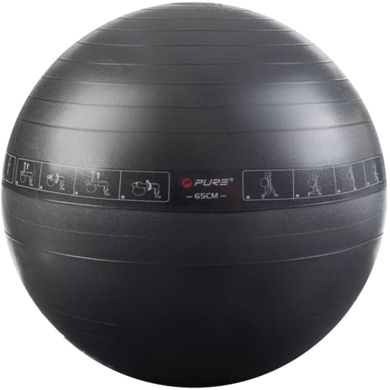 

Pure2Improve Pelota de Ejercicio Negra 65 cm - Negro