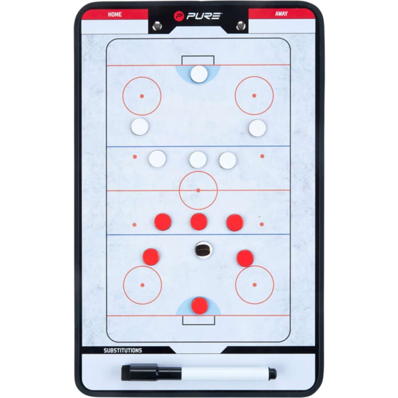 

Pure2Improve Pizarra táctica de hockey sobre hielo 35x22cm P2I100640 - Blanco