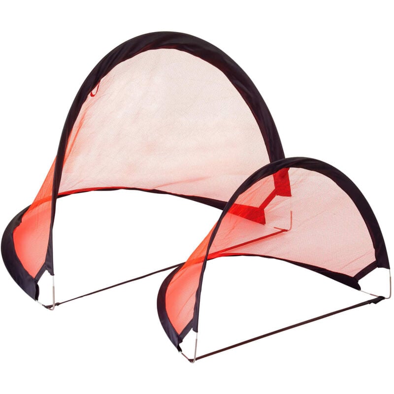 

Portería de fútbol plegable 120x86x86 cm - Rojo - Pure2improve