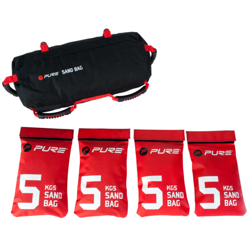 

408901 Pure2Improve Pesas lastres saco de arena 20 kg P2I200500 - Negro