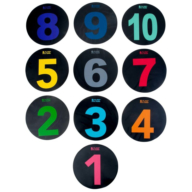 

Pure2Improve Set de puntos de entrenamiento de cancha 10 piezas - Multicolor