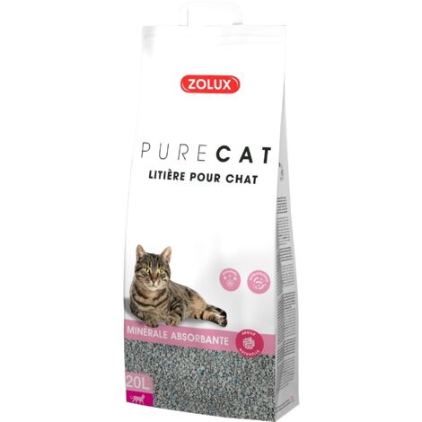 Purecat absorbierende, duftende Katzenstreu 20L - ZOLUX