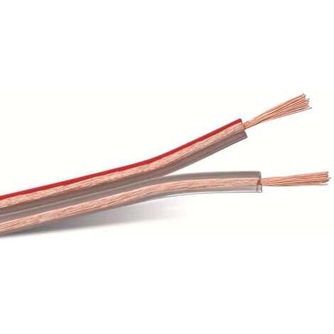 PURELINK Lautsprecherkabel, 2x1,5 mm², 100m, transparent, CCA